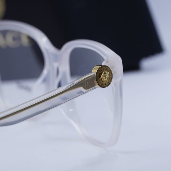 🕶️ New Versace VE3332D 5391 Eyeglasses - Opal Milk Frame 55mm - Picture 10 of 11